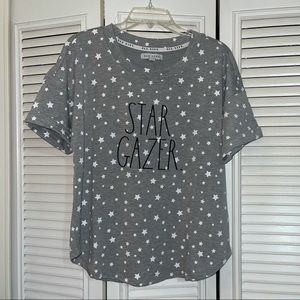 Star Gazer Cuffed Sleeve Tee